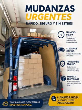 Mundanzas, porte de materiales, urgencias.