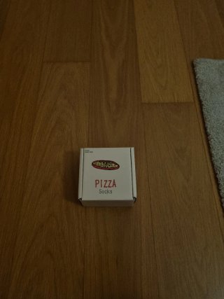 Meias de inverno com padrão de pizza