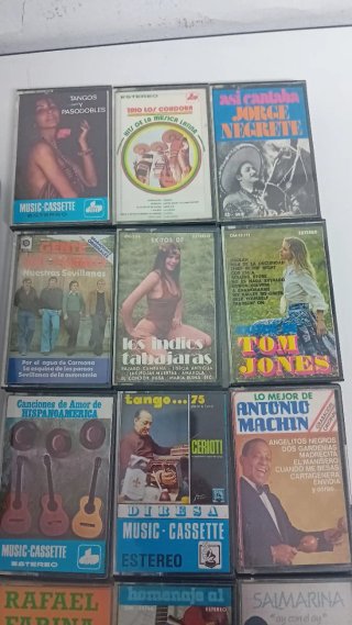 Lote 21 Cintas Cassette Música Latina Antigua