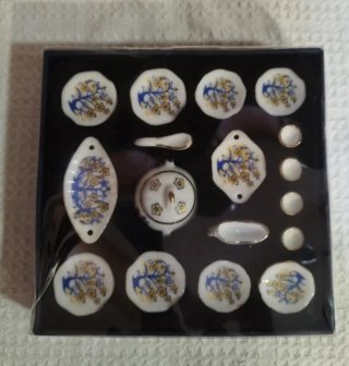 Miniatura Vajilla Cerámica Casa Muñecas