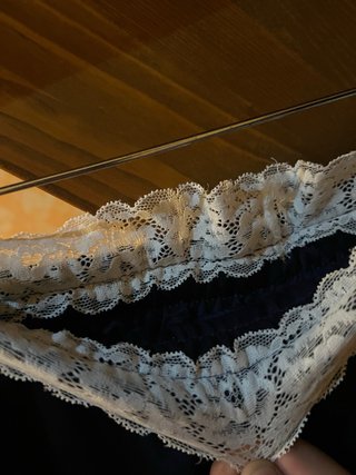 Pantalón chandal con encaje