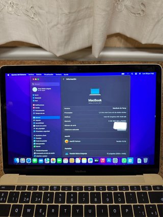 MacBook Apple Plata 12 2017