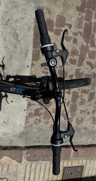 Bicicleta Rockrider 24 Gris/Azul