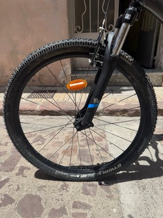 Bicicleta Rockrider 24 Gris/Azul