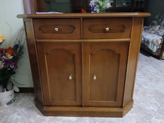Mobiletto ingresso legno 100x60 h90