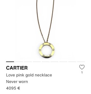 Collar Cartier Love Oro 18K