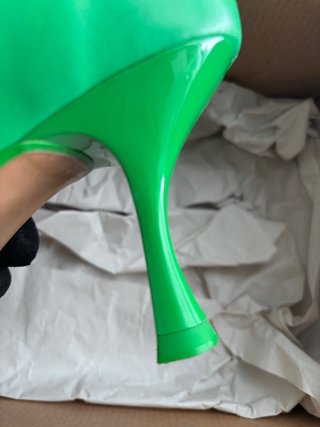 Decolleté donna verde tg 42
