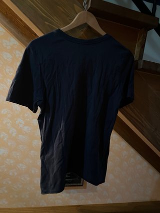 Camiseta Nike Negra Logo Blanco