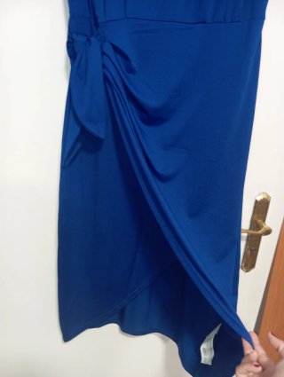 Vestido azul elegante para eventos