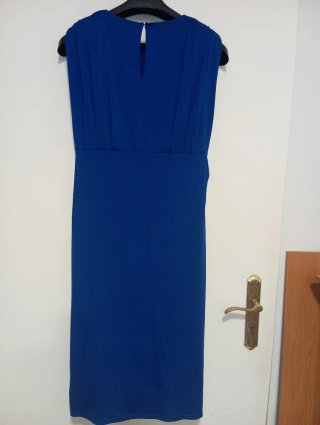 Vestido azul elegante para eventos