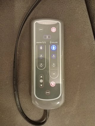 Masajeador de espalda y asiento HoMedics con mando