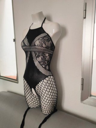Body Sexy Encaje Malla Talla Única