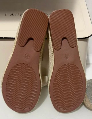 Zapatos de punto beige