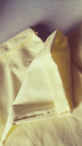 Pantalón de verano de algodón  amarillo