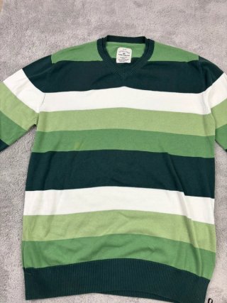 Tom Tailor Jersey Vintage Rayas Verdes