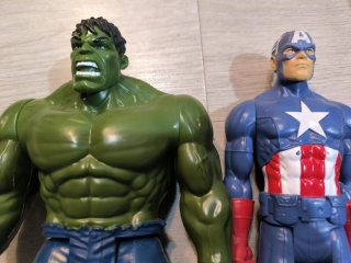 Pack 5 Figuras Superhéroes Marvel y DC