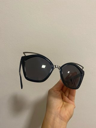 Occhiali da sole Pinko neri e argento