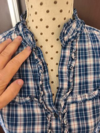 Camisa cuadros Massimo Dutti Talla M