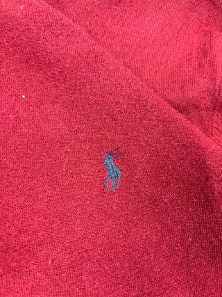 Polo Ralph Lauren Jersey color burdeos  Talla 4XL
