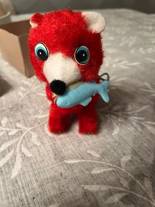 Orsetto meccanico vintage Hoppie The Bear anni 60