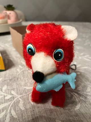 Orsetto meccanico vintage Hoppie The Bear anni 60