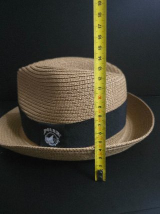 Gorro Pork Pie Marrón y Negro