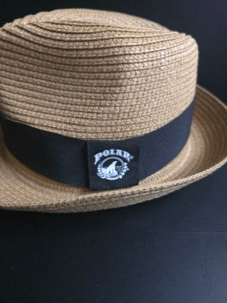 Gorro Pork Pie Marrón y Negro