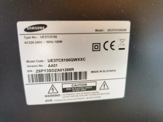 Televisor Samsung UE37C5100 37. Funciona.