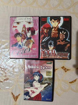 Lotes DVDs Anime: Ceres, Yu Yu Hakusho, Sakura War
