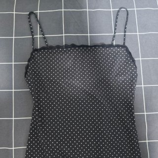 Vestido Bershka Largo Lunares
