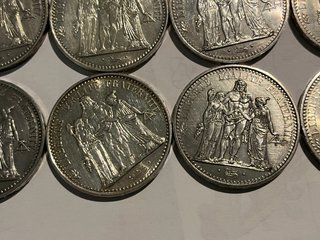 Moneda (s) 10 FF Hércules de plata
