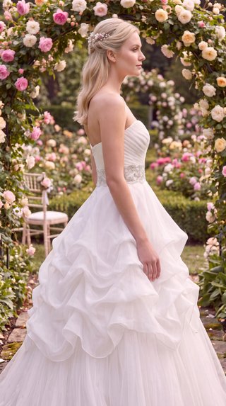 Vestido de Novia Princesa Escote Corazón