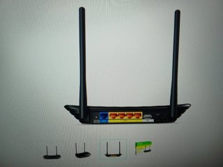 TP-Link C2 Router Inalámbrico Negro