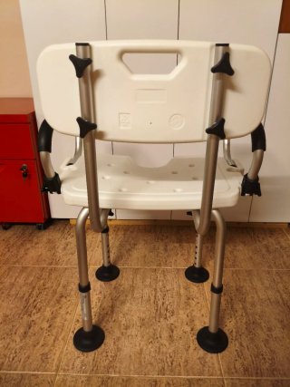 Silla de ducha altura regulable