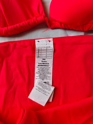 Bikini Calzedonia Rojo Neón / Rosa Intenso