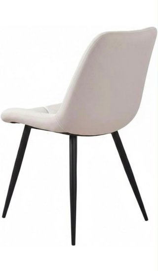 2 Sillas Comedor Tapizadas Beige