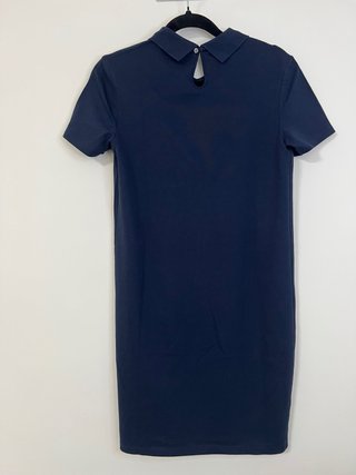 Abito polo Lacoste midi blu navy taglia XS/S