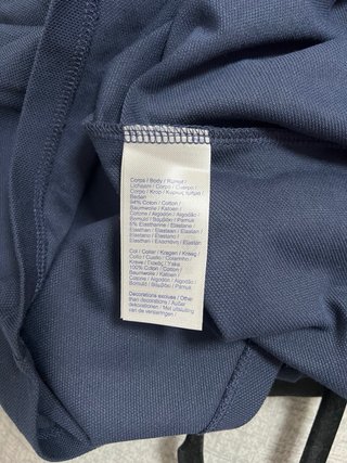 Abito polo Lacoste midi blu navy taglia XS/S