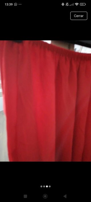 Top gasa rojo talla única