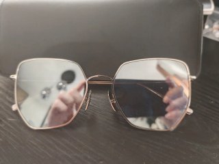 Occhiali titanio Kaleos Boggs oro/argento