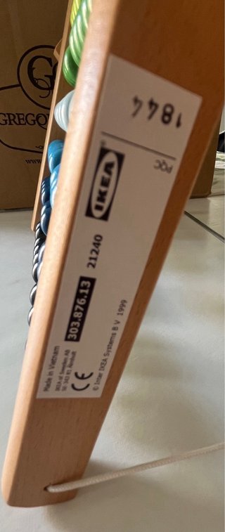 Ábaco de madera IKEA