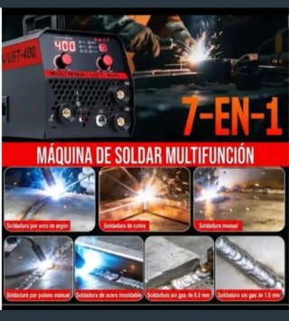 Máquina Soldar IGBT Multifuncion MIG/MMA/LIFT 400