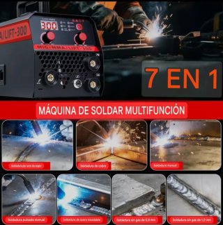 Máquina Soldar IGBT Multifuncion MIG/MMA/LIFT 300