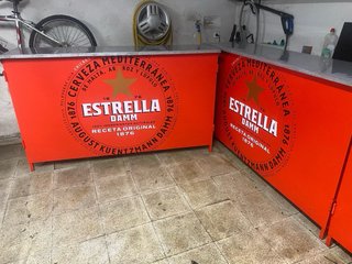 2 Barras Bar Portátiles Estrella Damm