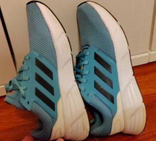 Adidas Talla 42.5 Azul/Blanco