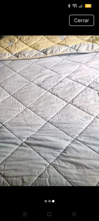 Edredón Cama 90 Gris y Amarillo