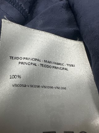 Vestido Scalpers azul con drapeado