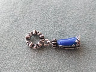Charm Virgen con Corona Plata