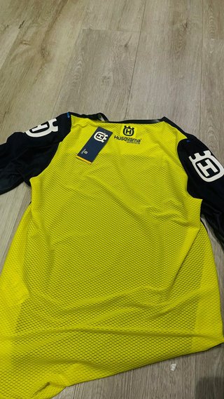 Camiseta Husqvarna Enduro Azul y Amarillo