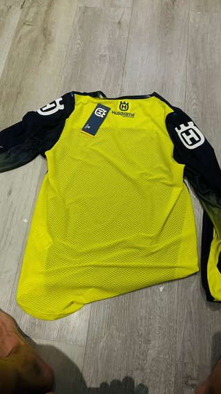 Camiseta Husqvarna Enduro Azul y Amarillo